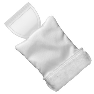 Eiskratzer "Eishexe" mit Handschuh, weiß