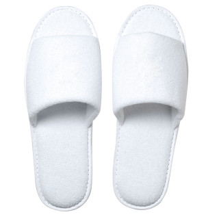 Slipper "Frottee", weiß