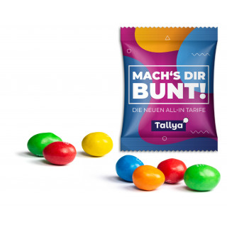 M&M's Peanuts im Werbetütchen, 10 g, Standard-Folie transparent, 1-farbig