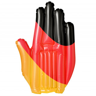 Aufblasbare Winkehand "Deutschland", deutschland-farben