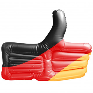 Aufblasbarer Daumen "Deutschland", deutschland-farben