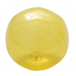 Wasserball "Midi", transparent, transparent-gelb