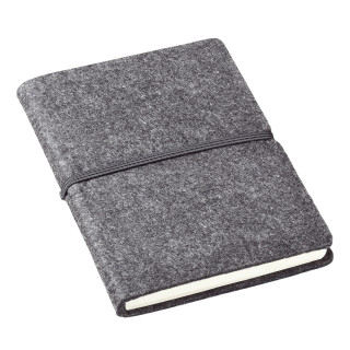 Notizbuch "Filz", grau