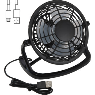 Tischventilator Bali, schwarz