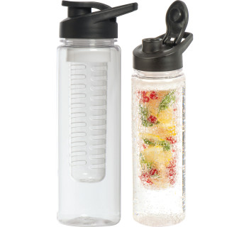 Infusertrinkflasche Saint-Denis, schwarz