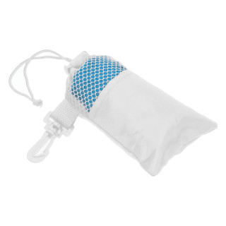 Fitnesshandtuch "Cooling", weiß, blau