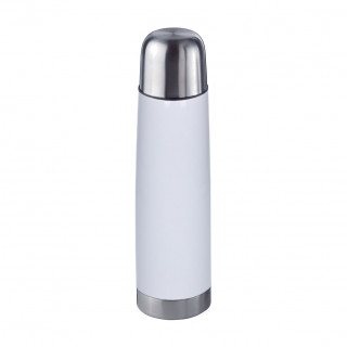 Isolierflasche "Vakuum" 0,5 l, lackiert, weiß