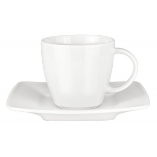 senator® Maxim Espresso Set Tasse mit Untertasse, weiß