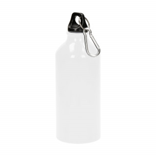 Aluminiumflasche "Sporty" 0,6 l, weiß