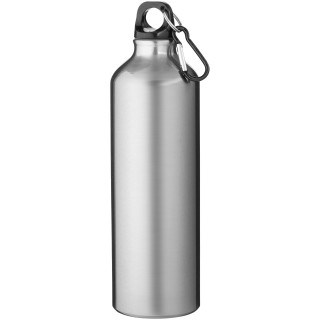 Oregon 770 ml Aluminium Trinkflasche mit Karabinerhaken, silber
