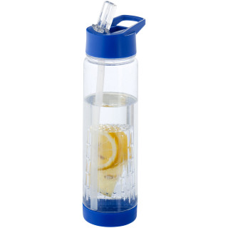 Tutti frutti 740 ml Tritan™ Sportflasche mit Infuser, transparent / blau