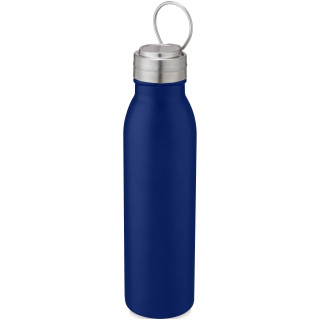 Harper 700 ml Sportflasche aus Edelstahl mit Metallschlaufe, mittelblau