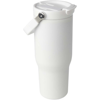 Bronx 900 ml RCS-zertifizierter Kupfer-Vakuum Isolierbecher aus Edelstahl mit Doppelfunktionsdeckel, weiß