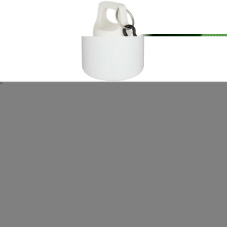 Oregon 750 ml einfarbige RS-zertifizierte Wasserflasche aus recyceltem Kunststoff mit Karabinerhaken, weiß