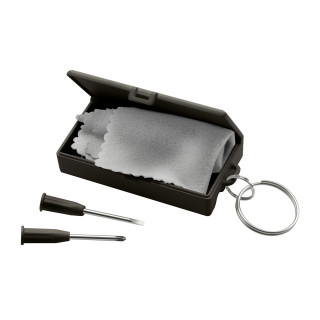 Werkzeugset mit Schlüsselanhänger REFLECTS-UBERABA, schwarz