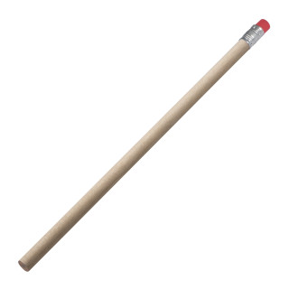 Bleistift mit Radiergummi, braun