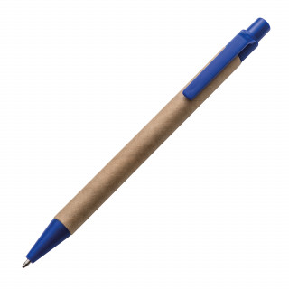 Kugelschreiber aus recyceltem Papier, blau