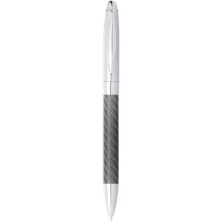 Winona Kugelschreiber mit Carbon Details, silber / grau