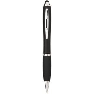 Nash Stylus bunter Kugelschreiber mit schwarzem Griff (schwarze Mine), schwarz