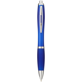 Nash Kugelschreiber mit farbigem Schaft und Griff, royalblau