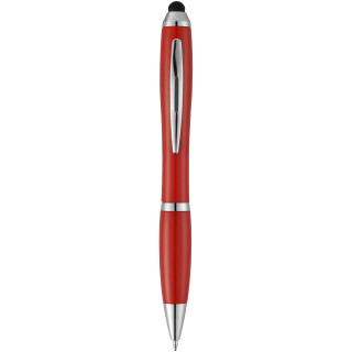 Nash Stylus Kugelschreiber mit farbigem Griff und Schaft, rot
