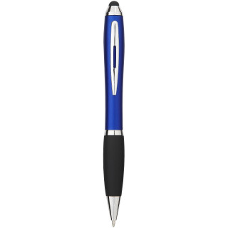 Nash Stylus Kugelschreiber farbig mit schwarzem Griff, royalblau / schwarz