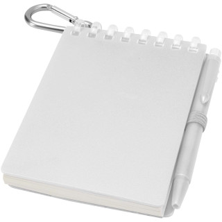 Lig Mini Recyceltes Outdoor-Softcover Notizbuch und Kugelschreiber Set (schwarze Mine), transparent