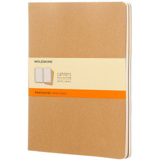 Moleskine Cahier Journal XL – liniert, kraftpapier