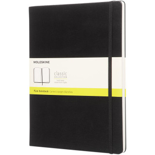 Classic Hardcover Notizbuch XL – blanko, schwarz
