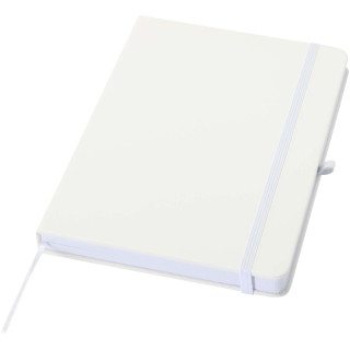 Spectrum A5 Notizbuch mit Hardcover aus recyceltem Material, weiß