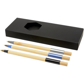 Kerf Bambus-Stiftset 3-teilig, schwarz / natur