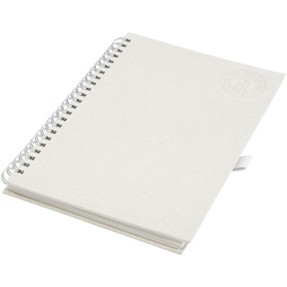 Dairy Dream A5 Spiral Notizbuch aus recyceltem Milchkarton, cremeweiß