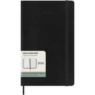 Moleskine Softcover 12 Monate Wochenkalender L, schwarz