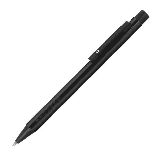 Druckkugelschreiber aus Metall EVERETT, schwarz
