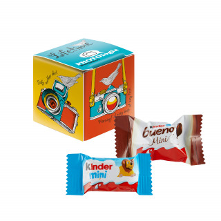 Mini Promo-Würfel mit Kinder Schokolade
Mini & Kinder bueno
Mini Mix