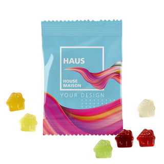 Fruchtgummi 10g Tüten - Haus - Express (w2p)