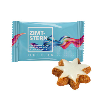 Flowpack mit Zimtstern (w2p)