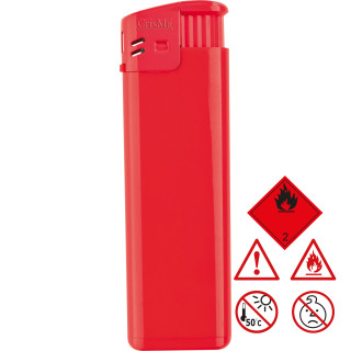 Elektronikfeuerzeug Lichtenstein, rot