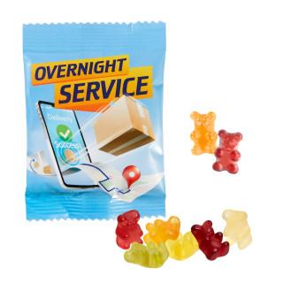 Tütchen mit Overnight Fruchtgummi