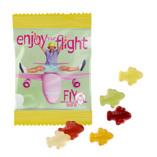 Fruchtgummi 20 g Tüten - Flugzeuge (w2p)