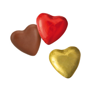 Schokoladenherz mit Standardmotiv