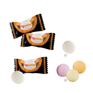 Flowpack mit 1er mentos
