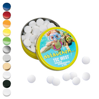 XS-Taschendose mit Stevia*-Pfefferminzpastillen, 18 g