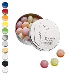 XS-Prägedose mit XS-Kalfany-Fruchtbonbons, 16 g