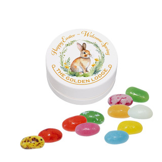 Papier-XS-Taschendose mit Jelly Beans, 15g