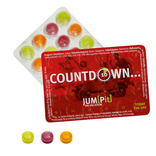 Kleinster Event-Kalender der Welt mit Pulmoll Pastillen (w2p)