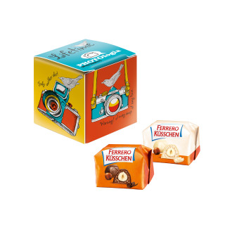 Mini-Promo-Würfel mit 2 Ferrero Küsschen