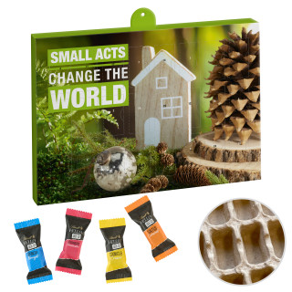 Premium-Präsent-Adventskalender "Eco" mit Lindt HELLO Mini Stick Mix