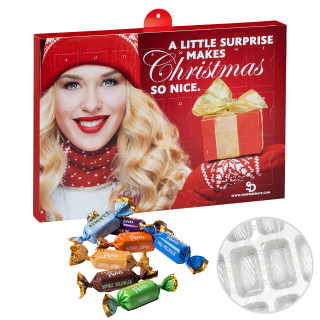 Premium-Präsent-Adventskalender mit merci Petits
