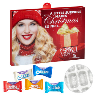 Premium-Präsent-Adventskalender mit Milka Favourites Mix
